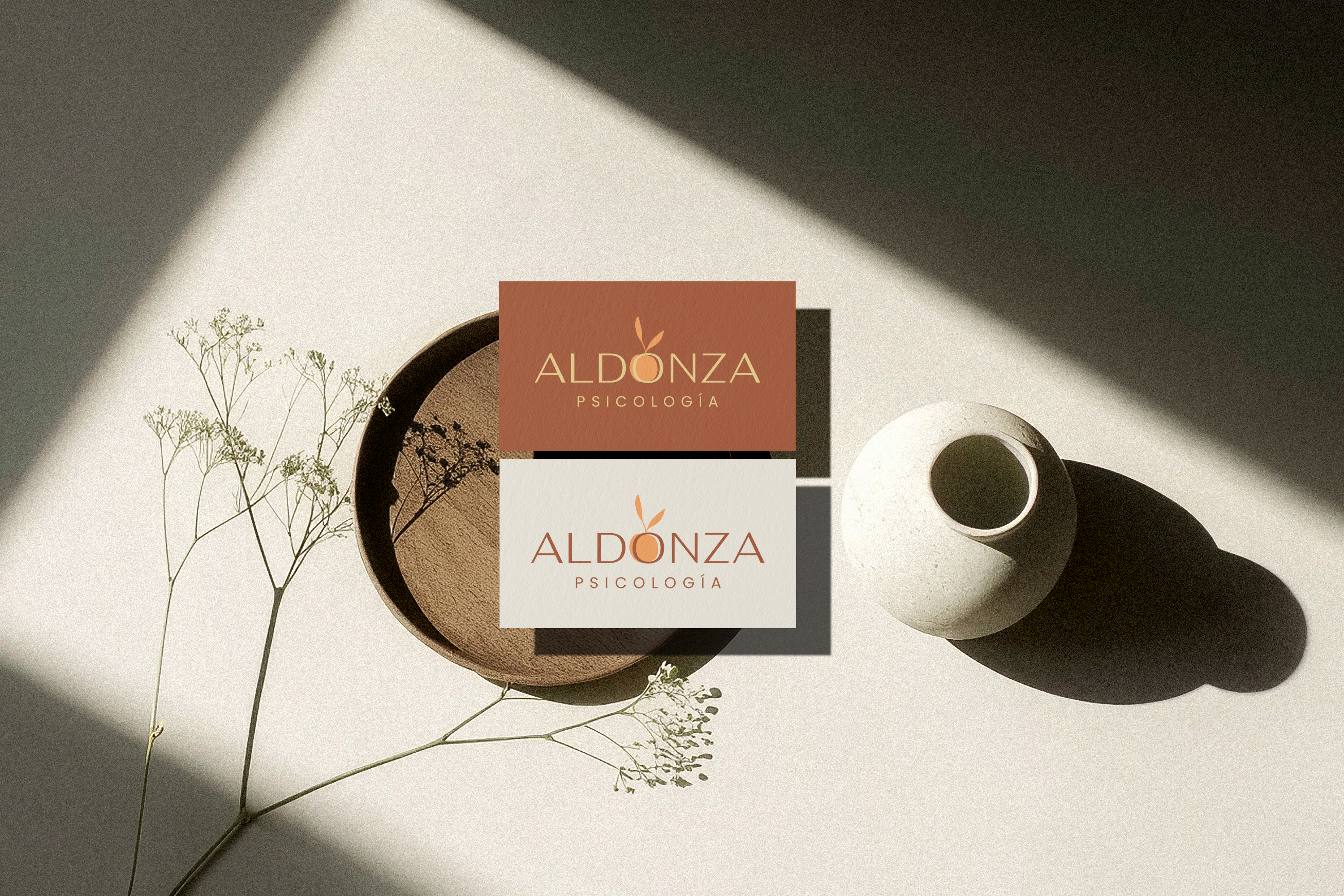 diseño tarjeta visita psicóloga branding psicología
